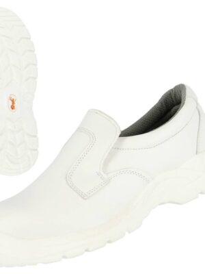 Sicherheitsschuhe S2 SRC Slipper Herren Damen Stahlkappe Arbeitsschuhe rutschfeste Küchenschuhe für Gastronomie Küche Schuhe