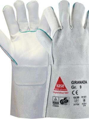 Schweisserhandschuhe Leder Lang GRANADA-Long, 5-Fg.-Sicherheitshandschuhe für Schweisser