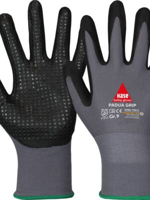 PADUA GRIP, 5-Fg.-Sicherheitshandschuhe, Nitril Foam genoppt
