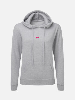 Damen Hoodie Baumwolle Outdoor Kapuzenpullover mit Bauchtasche