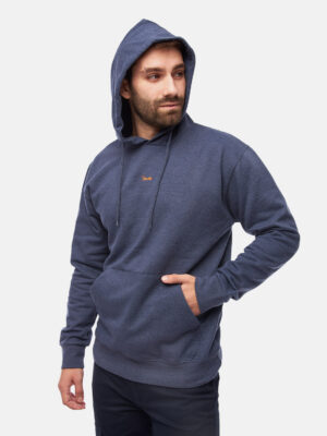 Herren Hoodie Baumwolle Outdoor Kapuzenpullover mit Bauchtasche