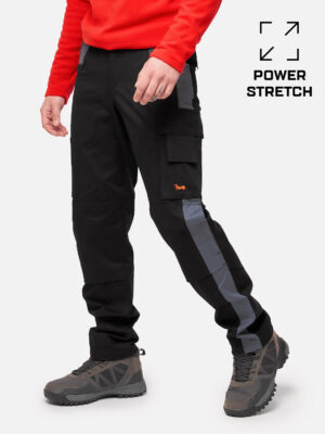 power Stretch Herren Lange Arbeitshose Langgröße Männer Bundhose Überlänge