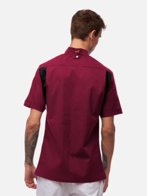 Kochjacke Herren Kurzarm easyMove mit dryMesh Einsatz - Druckknöpfen
