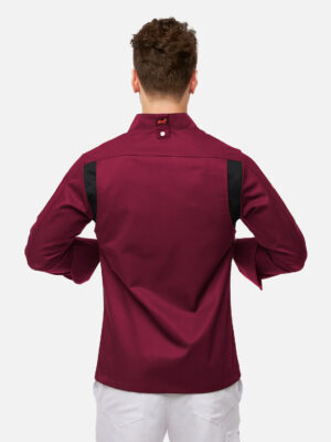 Kochjacke Herren Langarm easyMove mit dryMesh Einsatz - Druckknöpfen