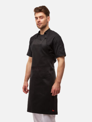 freeNeck Latzschürze mit Taschen wasserabweisend Kochschürze Unisex 105x70 cm
