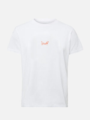 Herren-T-Shirt mit kleinem line Ant Logo 100% Heavy Baumwolle
