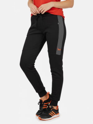 Damen Jogginghose mit Fleece Footer